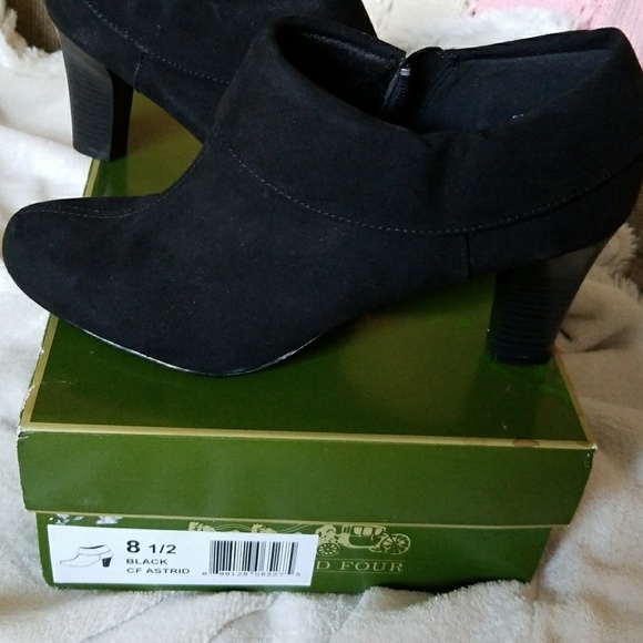 coach suede booties